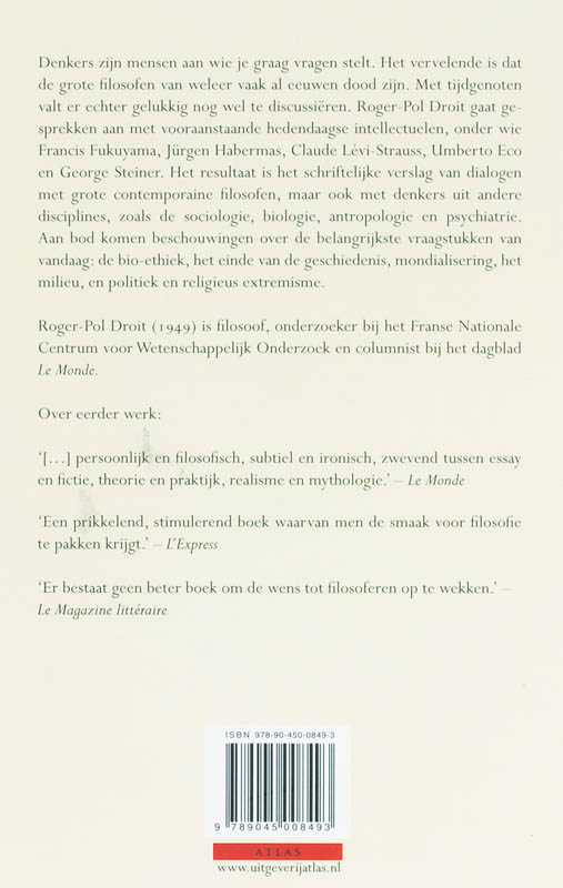 In Gezelschap Van Tydgenoten achterkant