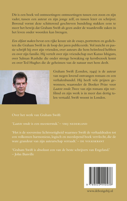 Een olifant maken achterkant