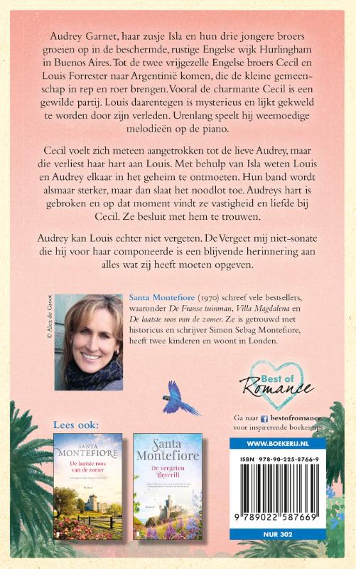 De vergeet mij niet-sonate achterkant