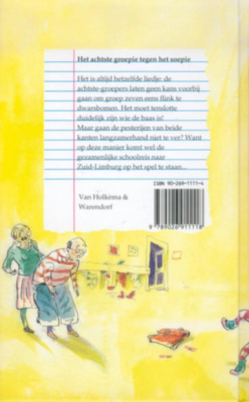 Het Achtste Groepie Tegen Het Soepie achterkant