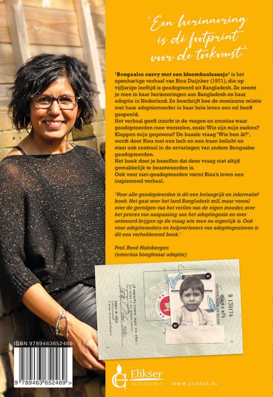 Bengaalse curry met een bloemkoolsausje achterkant