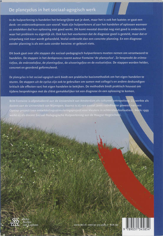 De plancyclus in het sociaal-agogisch werk achterkant