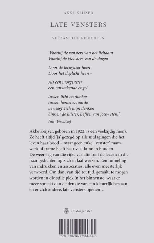 late vensters achterkant