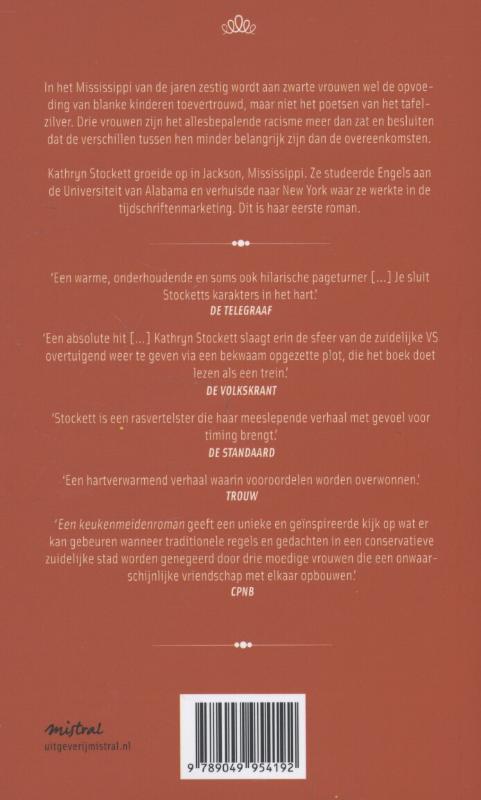 Een keukenmeidenroman achterkant