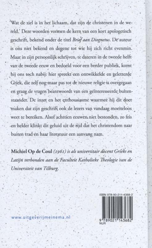 Ad Fontes  -   Brief aan Diognetus achterkant