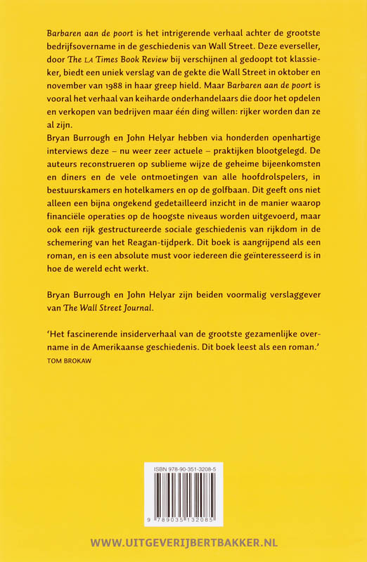 Barbaren Aan De Poort achterkant