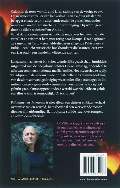 Paladijnen in de sneeuw achterkant