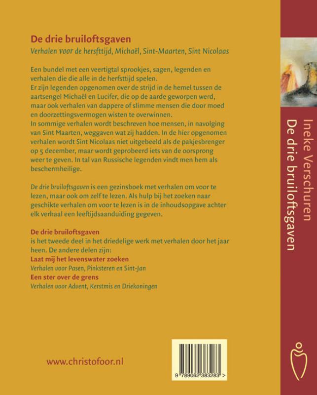 De drie bruiloftsgaven achterkant