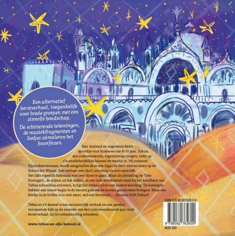 Tobias en zijn kameel achterkant