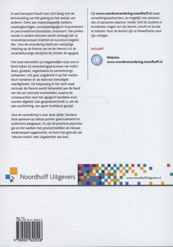 Voor de verandering achterkant