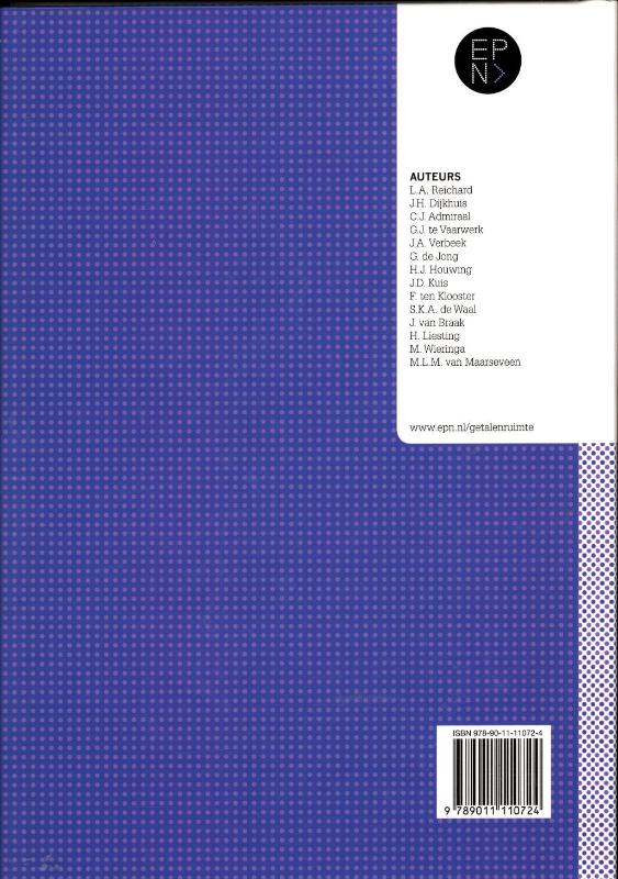 Getal & Ruimte  / Vwo B deel 3 / deel Leerboek achterkant