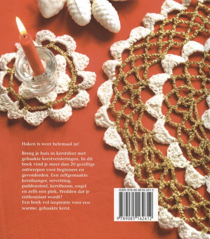 Kerstversieringen haken achterkant