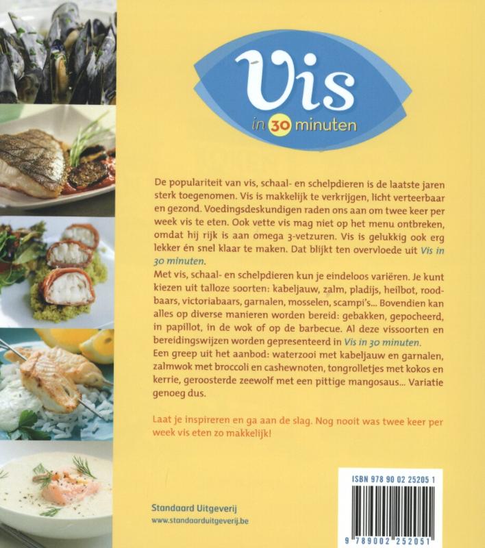 Vis in 30 minuten achterkant