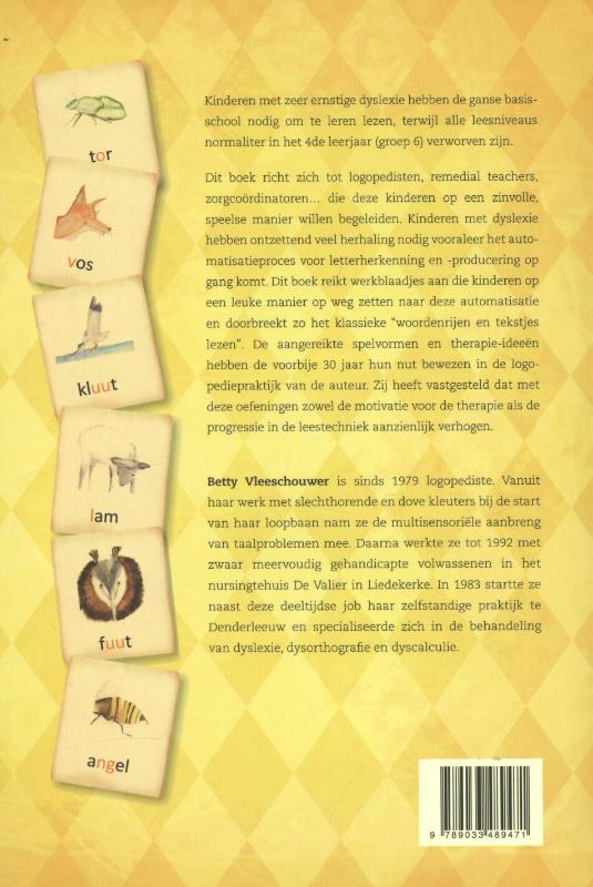 Moeilijke letters lezen achterkant