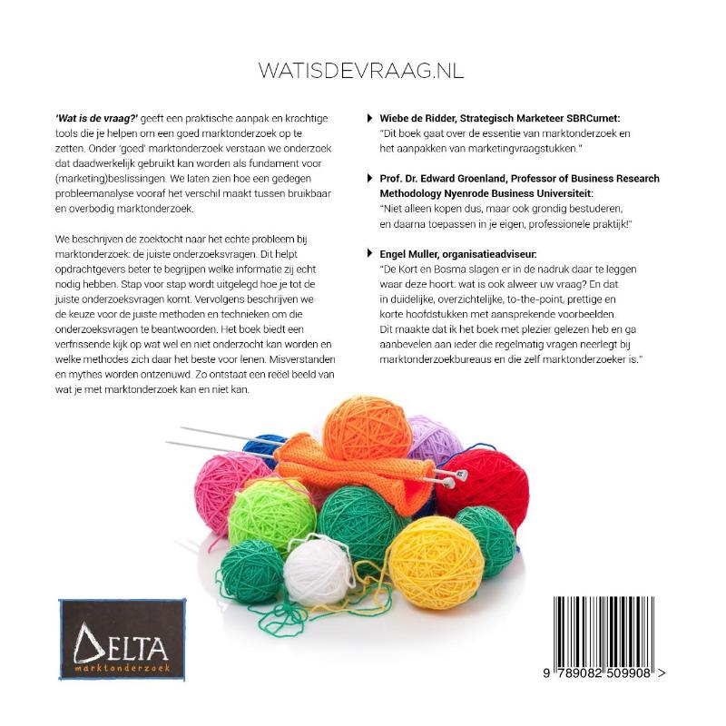 Wat is de vraag? achterkant