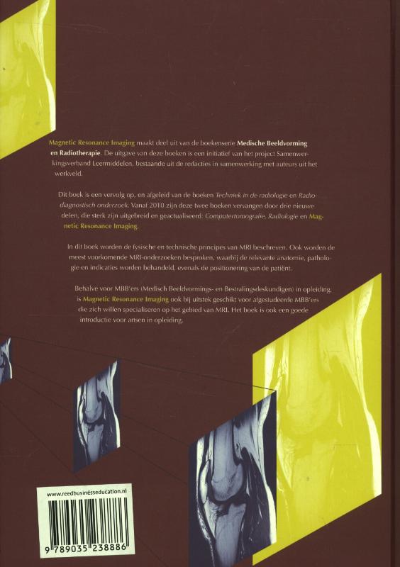 Leerboeken voor radiologisch laboranten  -   Magnetic resonance imaging achterkant