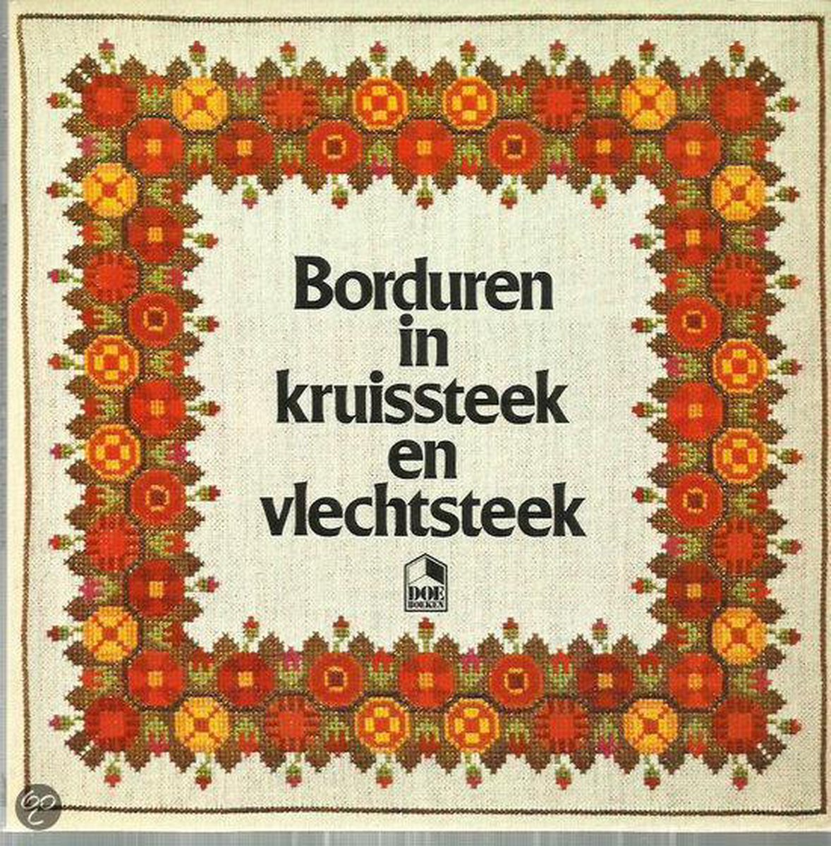 BORDUREN IN KRUISSTEEK-VLECHTSTEEK