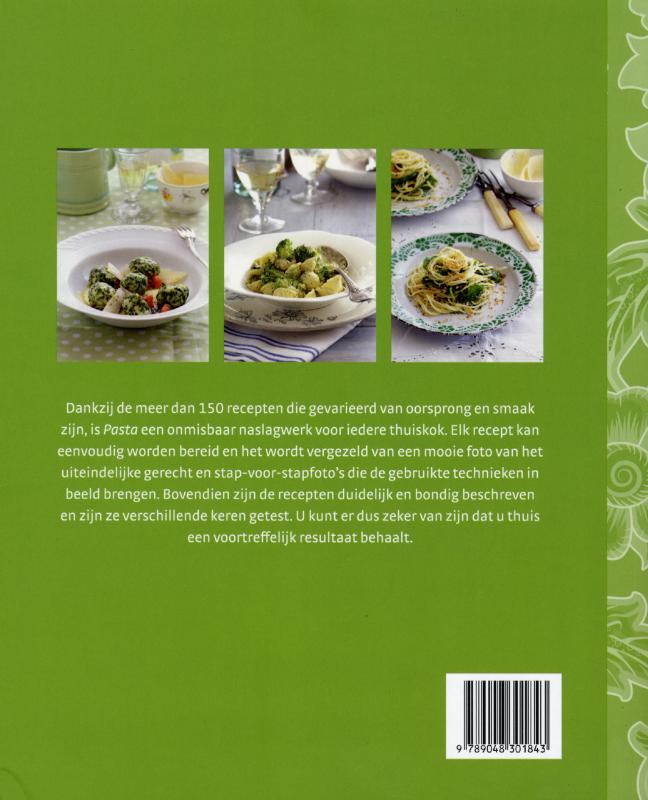 Pasta achterkant