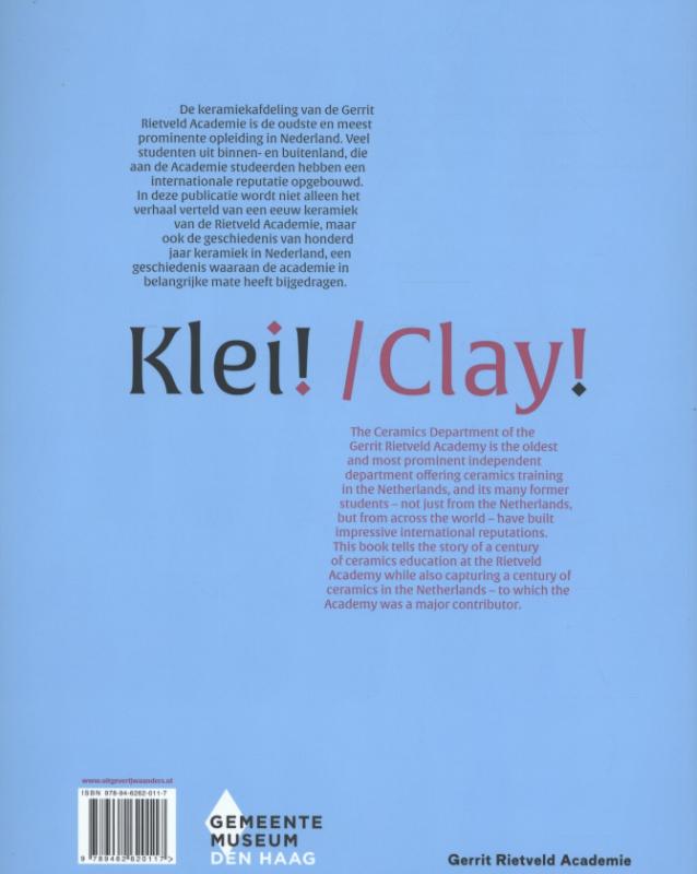 Klei! / Clay! achterkant