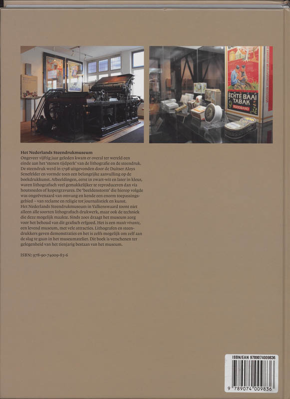 Het Nederlands Steendrukmuseum achterkant