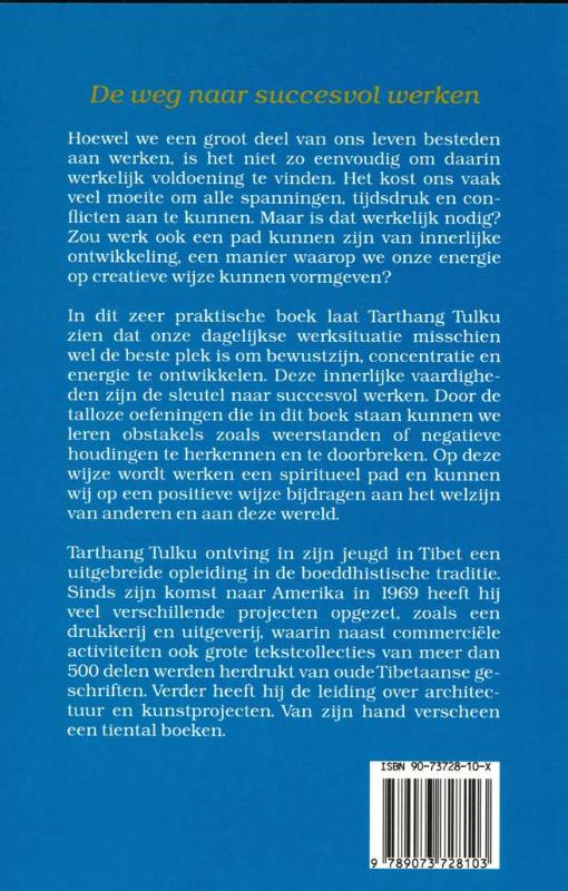 Bewustzijn, concentratie en energie achterkant