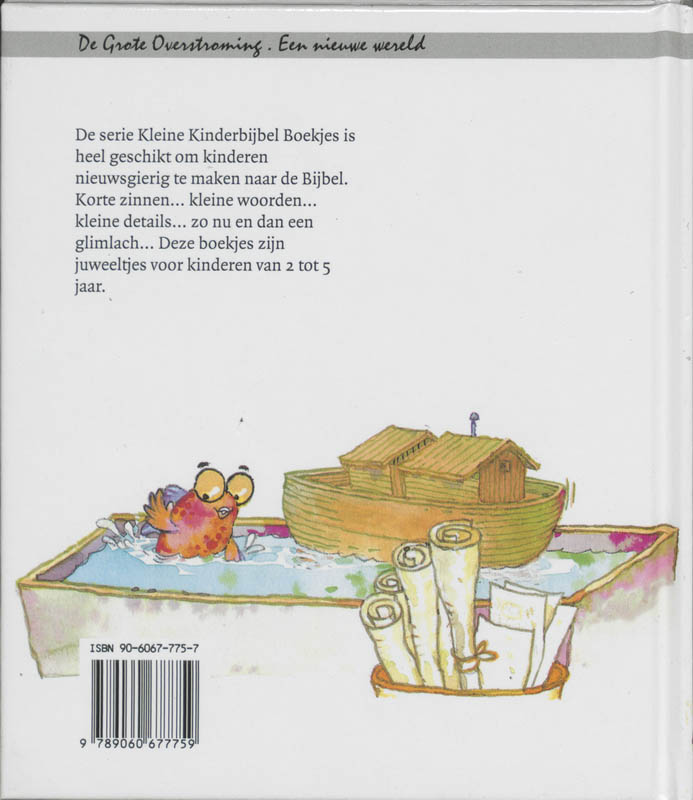 Noach en de ark / Kleine Kinderbijbel Boekjes achterkant