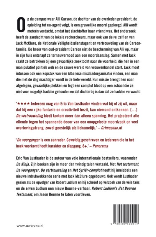 Het Syrier- complot achterkant