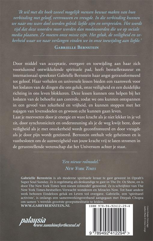 Het universum staat achter je achterkant