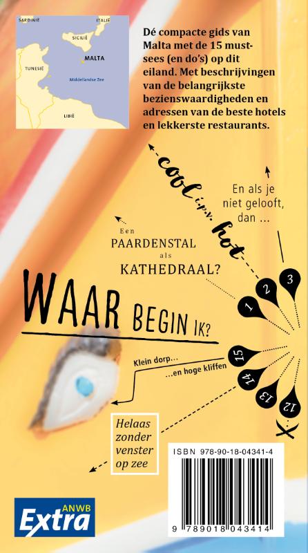 Malta / ANWB extra achterkant