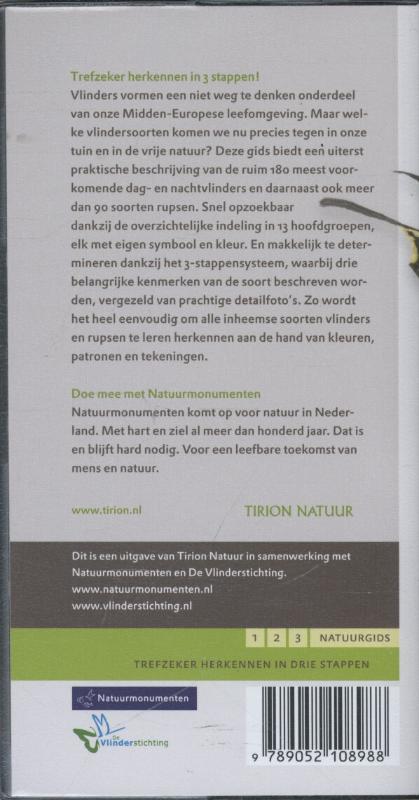 Vlinders / 1-2-3 natuurgidsen achterkant
