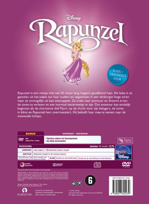 Rapunzel achterkant