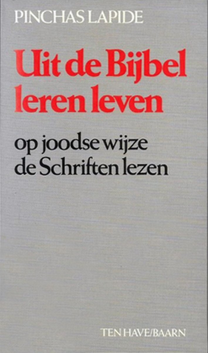 Uit de Bijbel leren leven