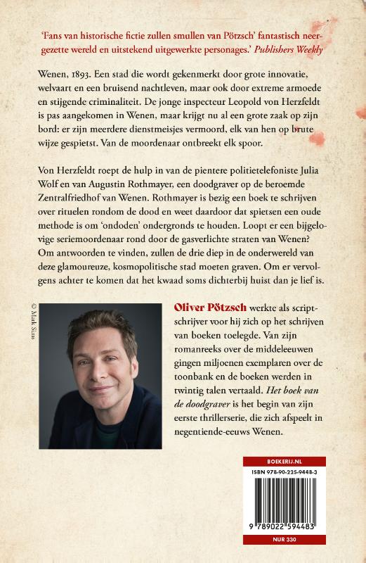 Het boek van de doodgraver achterkant