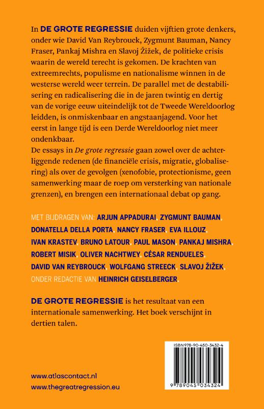 De grote regressie achterkant