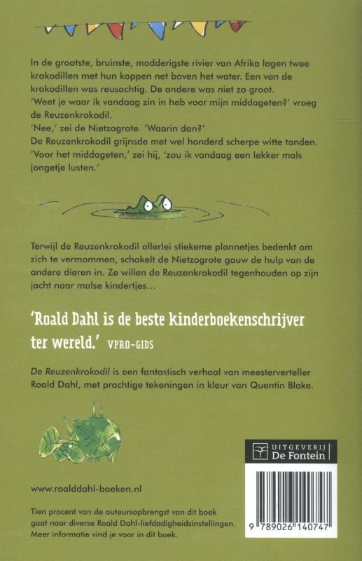 De reuzenkrokodil achterkant