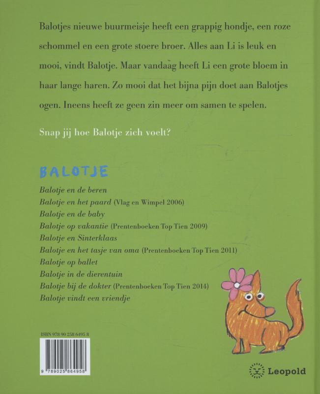 Balotje is jaloers achterkant