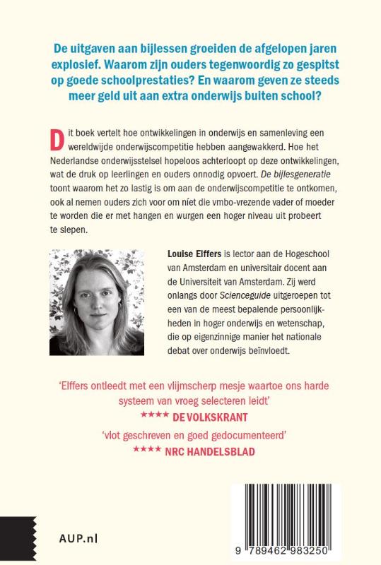 De bijlesgeneratie achterkant