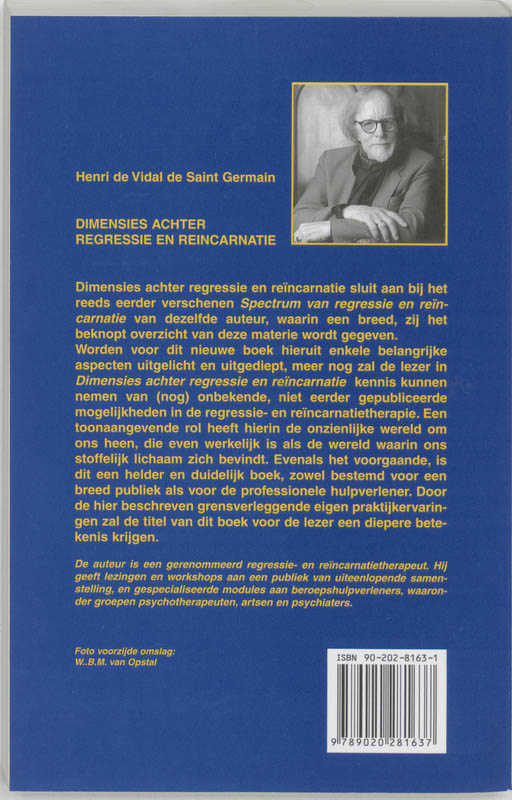 Dimensies achter regressie en reincarnatie achterkant