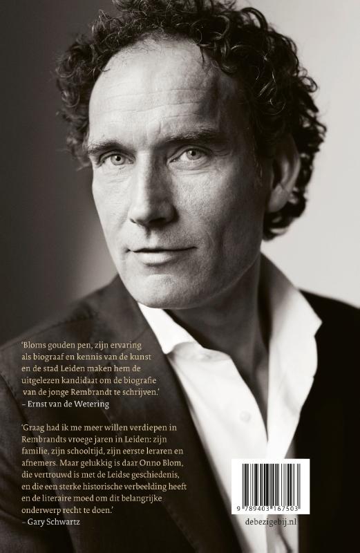 De jonge Rembrandt achterkant