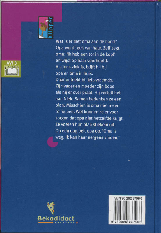 Een hoofd vol vliegen / Klipper / 7 achterkant