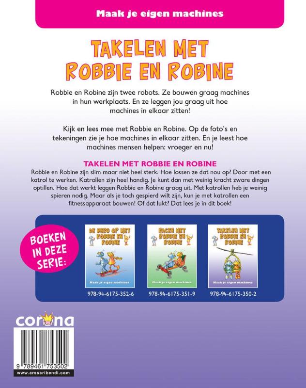 Takelen met Robbie en Robine / Maak je eigen machines achterkant