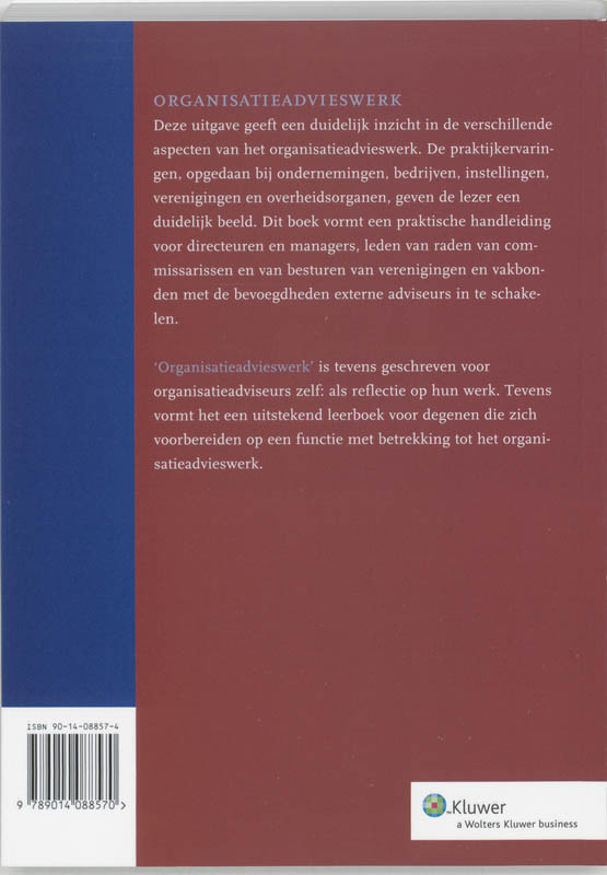 Organisatieadvieswerk achterkant