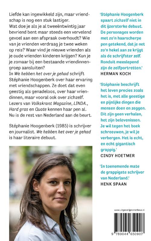 We hebben het over je gehad achterkant