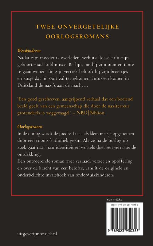 Oorlogskinderen achterkant