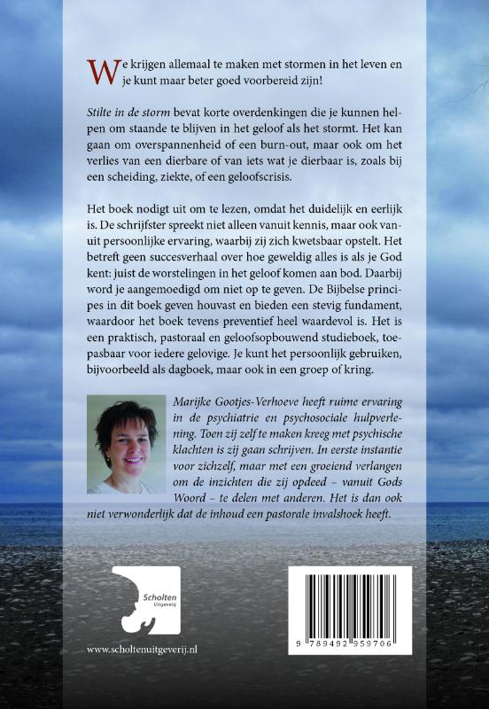 Stilte in de storm achterkant