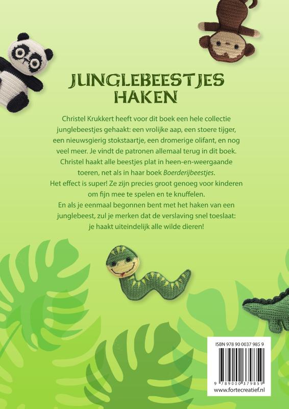 Junglebeestjes haken achterkant