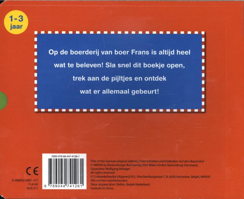 Op de boerderij achterkant