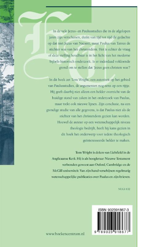 Paulus van Tarsus / Evangelicale Theologie / 1 achterkant