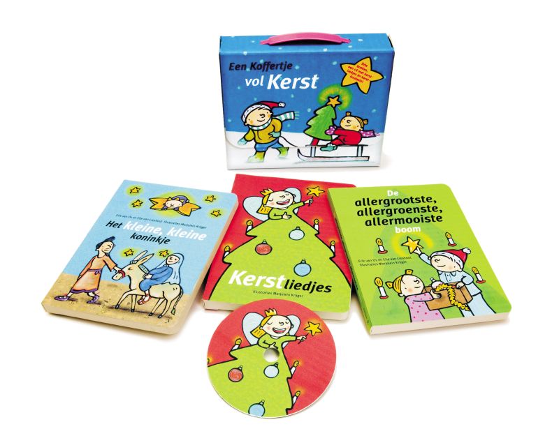 Een Koffertje Vol Kerst Met 3 Boekjes 1 Cd En Kerstknutsels