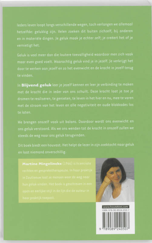 Blijvend geluk vind je in jezelf achterkant